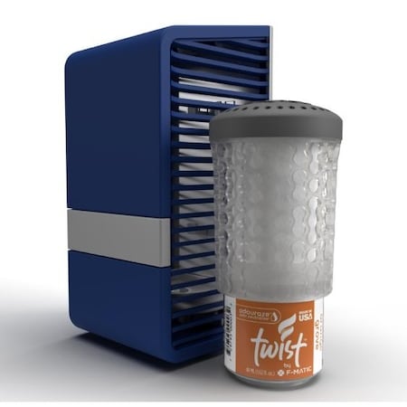 F Matic Twist Mini Dispenser Blue Matte, 12PK TW100BLU